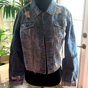 Distressed Jean Jacket